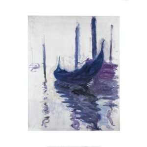 Gondolas by Claude Monet 24x32 