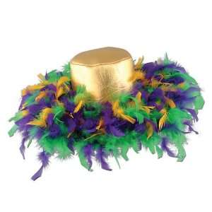  Mardi Gras Feather Hat Case Pack 24