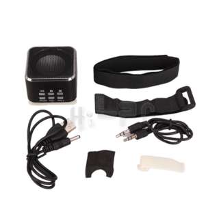   Mini Speaker for  MP4 CD DVD iPhone PSP Mobile phone Computer Black