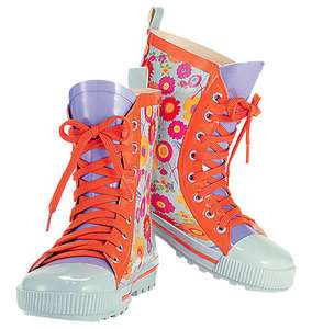 Flower Petal Rain Boots girls kids children shoes boots floral purple 