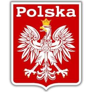  Poland National Football Team soccer sticker 4 x 5 