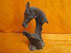 deep mother love chinese bronze statue horse head vivid 01