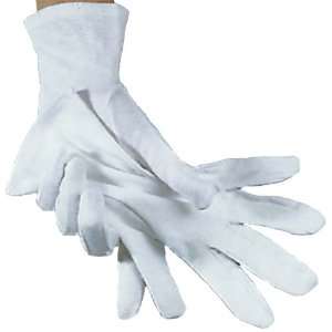    Gents White Gloves Adult Costume / Fancy Dress 
