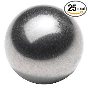 Stainless Steel 316 Ball, Grade 100, 3mm Diameter (Pack of 25)  