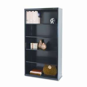   Bookcase, 5 Shelves, 34 1/2w x 13 1/2d x 66h, Black