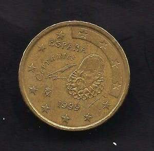 Spain 50 Euro Cents 1999 Coin KM# 1045  