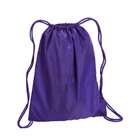liberty bags large cinch sack purple os