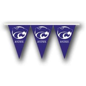   Kansas State Wildcats KSU 25ft Pennant Banner Flags: Sports & Outdoors