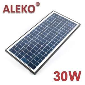  ALEKO® 30W 30 Watt Polycrystalline Solar Panel