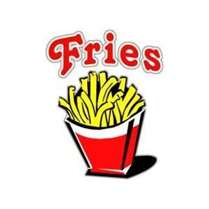  Fries Window Cling Sign