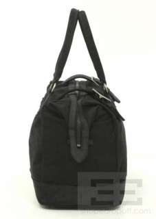 Rag & Bone Black Canvas & Leather Travel Duffel Bag  