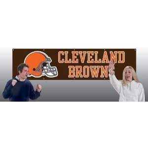  Cleveland Browns 8ft Embroidered Banner Flag House 