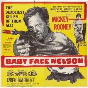 Baby Face Nelson Poster Movie 30 x 30 Inches   77cm x 77cm Mickey 