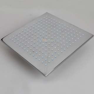   inch Square Temperature Sensor Color Changing LED Shower Head  