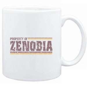  Mug White  Property of Zenobia   Vintage  Female Names 