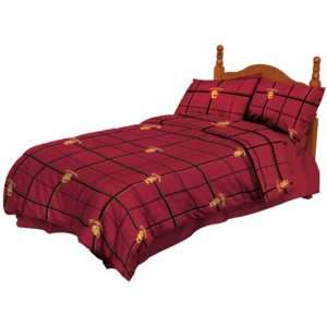 USC Trojans Full/Queen Bed in a Bag (plaid)  Sports 