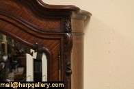 artfully hand carved in france about 1890 a single door armoire has 