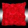   3D RAISED RIBBON ROSES CUSHION COVERS THROW PILLOW CASES 16  