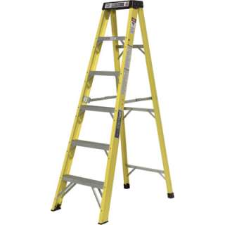 LITE Fiberglass Step Ladder   6 Ft., 300 Lb. Capacity, Model# LP 90697 