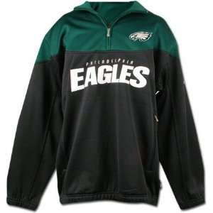 Philadelphia Eagles 1/4 Zip Coaches Pullover Fleece Jacket  