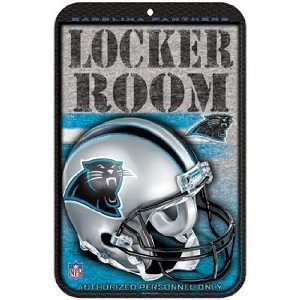 Carolina Panthers Sign   Locker Room 