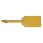 Jewelry Adviser Gifts Yellow Leather Luggage Tag