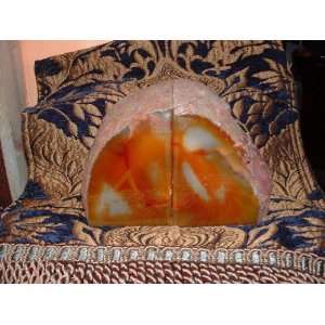  Brown Agate Bookends (Energy Projective, Element Fire) 5 
