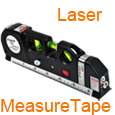 Laser Level Horizontal Vertical Measure Measuring Tape  