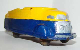 inch FUTURISTIC TRUCK Sun Rubber Toy Company 1940s  