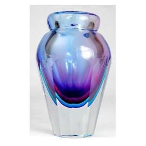  Handmade Multi Color Art Glass Vase E64 