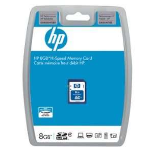  O HP O   Card   Secure Digital 8GB   HC   Sold As Each 