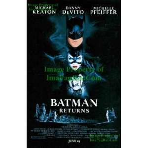  Returns Catwoman & Penguin Michael Keaton, Danny DeVito & Michelle 