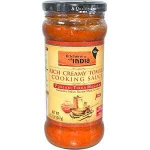 Kitchen Of India Creamy Tomato Cooking Sauce 12.2 oz. (Pack of 6 