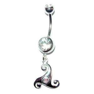 Celtic Symbol Belly Button Ring