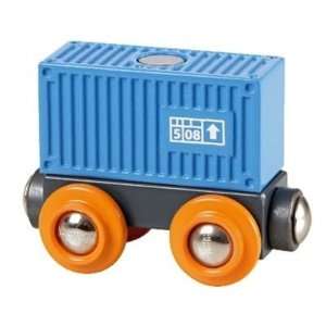  BRIO Blue Container Wagon Toys & Games