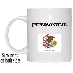  US State Flag   JEFFERSONVILLE, Illinois (IL) Mug 