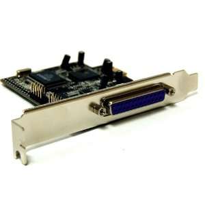   and One DB25 Parallel Port PCI Express Controller Card Electronics