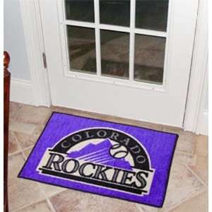 Exclusive By FANMATS MLB   Colorado Rockies Starter Rug  