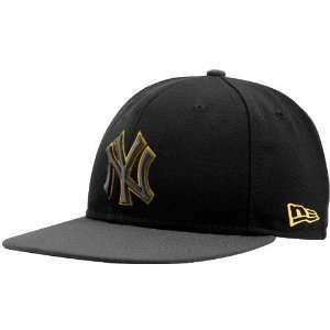  Era New York Yankees Black Gray 2 Tone Fitted Hat: Sports & Outdoors