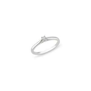   Solitaire Promise Ring in Sterling Silver ss ladies rings Jewelry