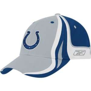  Reebok Indianapolis Colts Grey Colorblock Hat Sports 