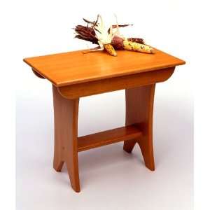  Honey Maple Finish Bench / Accent Table: Home & Kitchen