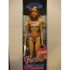  Barbie Beach Glam Doll With Purse & Sunglasses Toys 