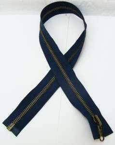 22 Sep. YKK Blue Single Slider Reversible Zippers  