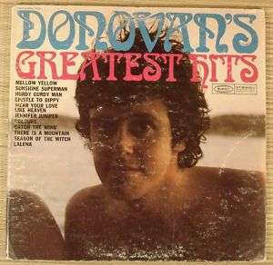 DONOVANS GREATEST HITS 1969 LP BXN 26439 Folk/Psych  