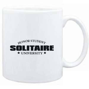  Mug White  Honor Student Solitaire University  Sports 