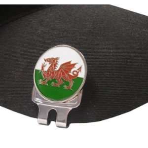  Sherpashaw,Golf Cap Clip   Welsh Flag