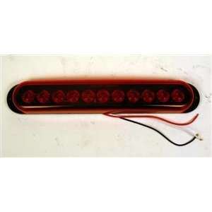    1 RED LED Light Bar ID Bright Boat Trailer 11 Diodes: Automotive