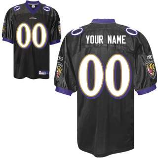 Reebok Baltimore Ravens Customized Authentic Alternate Jersey (58 60 