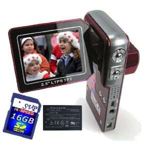   with 2.5 TFT LCD Monitor (Free 16GB SDHC Card & 2 Li ion batteries